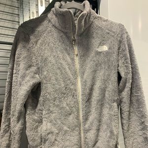 North face fuzzy fleece type jacket